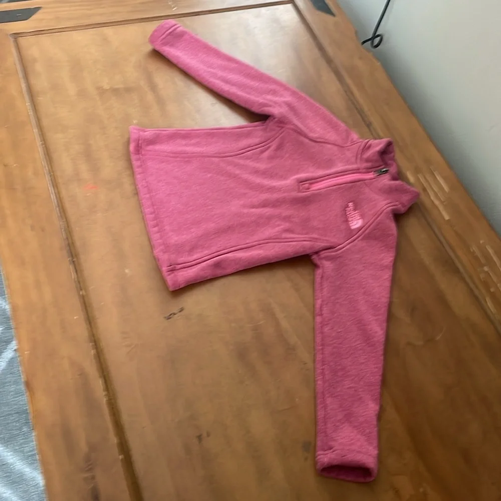 The North Face Kids Pink Fleece Pullover Size XS